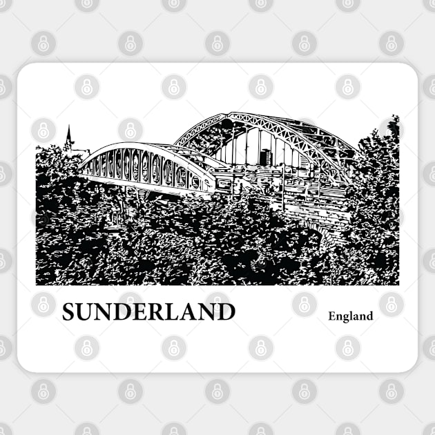 Sunderland England Sticker by Lakeric